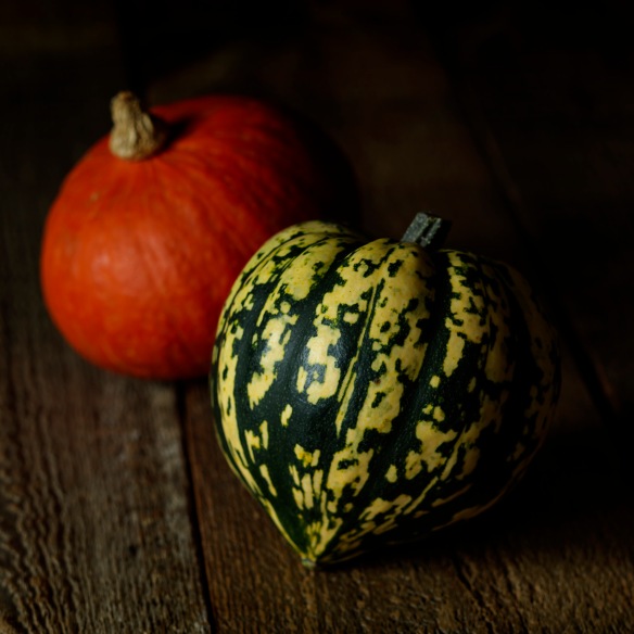 Harlequin and Onion Squashes
